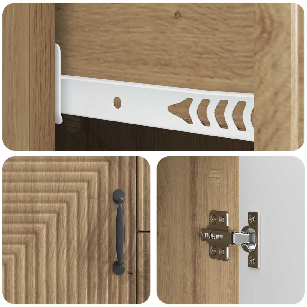 Credenza con cassetto Rovere Artigianale 89 x 34,5 x 60 cm