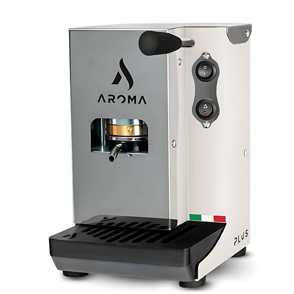 Aroma Plus Basic Macchina da Caffè Cialde 44mm Bianco