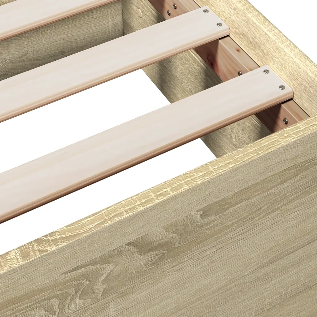 Giroletto Cassetti Rovere Sonoma 150x200 cm Legno Multistrato 3280288