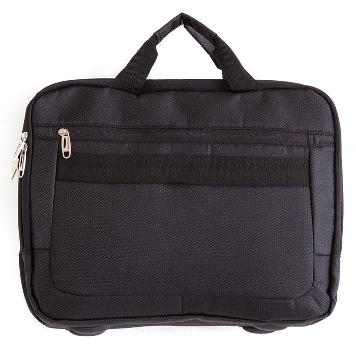 Borsa Porta Pc iPad Tablet in Poliestere con Scomparti e Tasche Ravizzoni EGO Nero