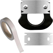 Trimmer per legno premium con contenitore di riserva e fascia di protezione - Manuale ergonomico - Adatto per legno, PVC e ABS - Colore argento