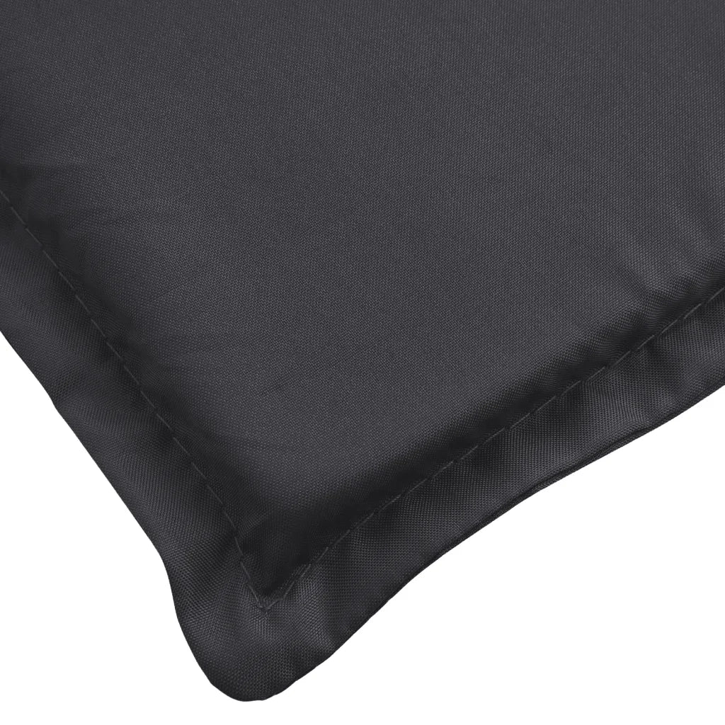 Cuscino per sedie | Cuscino per Lettino Nero 200x60x3 cm in Tessuto Oxford