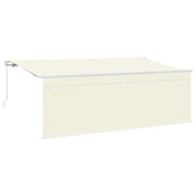 Tenda da Sole | Tenda Retrattile Crema 350 x 200 cm Poliestere e Alluminio