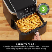 NINJA AF140EU FRIGGITRICE AD ARIA CAPACITÀ 4,7LT POTENZA 2000W