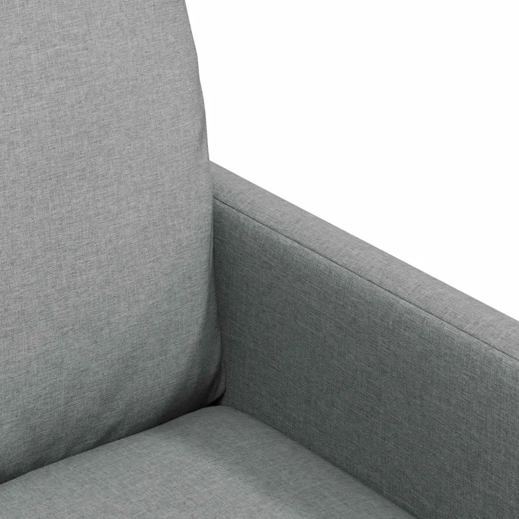 Sedie da pranzo 2 pcs Grigio chiaro 57 x 67 x 98 cm Tessuto