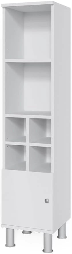Mobiletto bagno Fynn, Rovere rustico, 30 x 130.6 cm porta piccola, per riporre accessori da bagno e come complemento a Fynn