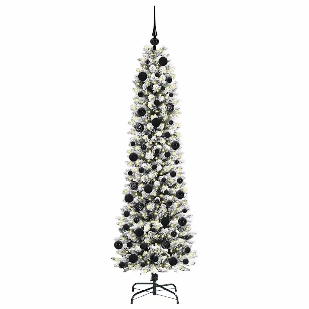 Albero di Natale artificiale con 300 LED Bianco 180 cm 3396106