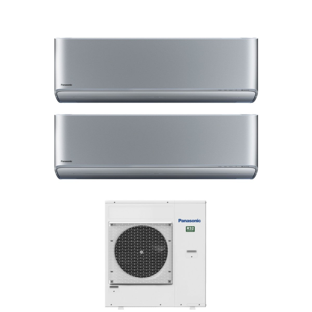 Condizionatore Dual Split Panasonic Etherea Silver 18+18 con CU-5Z90TBE R-32 Wi-Fi Integrato