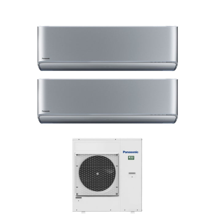 Condizionatore Dual Split Panasonic Etherea Silver 18+18 con CU-5Z90TBE R-32 Wi-Fi Integrato