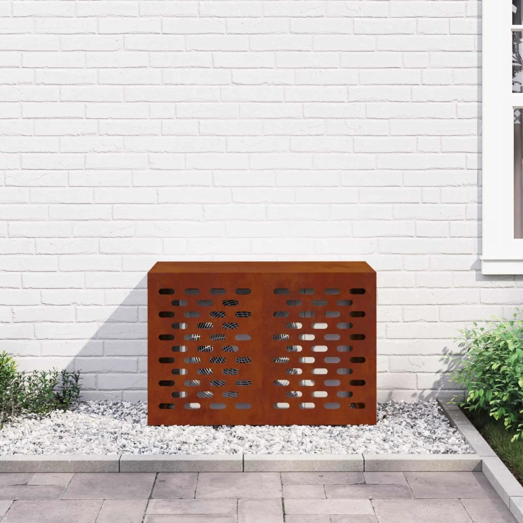 Copertura per condizionatore d'aria Ruggine 90 x 40 x 60 cm 865896