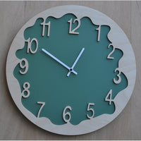 Orologio da Parete Rotondo 48Cm Pirondini Italia Ombre Verde