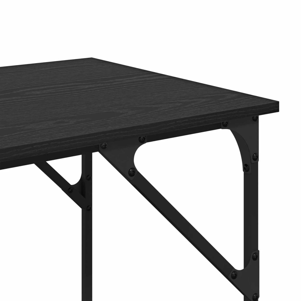 Scrivania Rovere Nero 120 x 50 x 75 cm Legno multistrato 883034