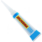 Trade Shop - Tubetto Mini Cartuccia Colla Silicone Sigillante Trasparente Universale 30 Ml -