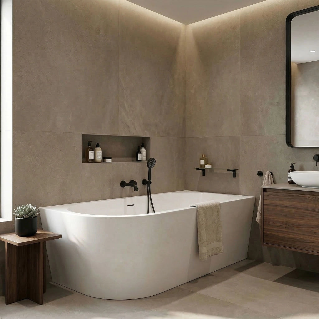 Vasca Bagno Sydney Bellanto Bellanto Destra 170cm Copritappo bianco