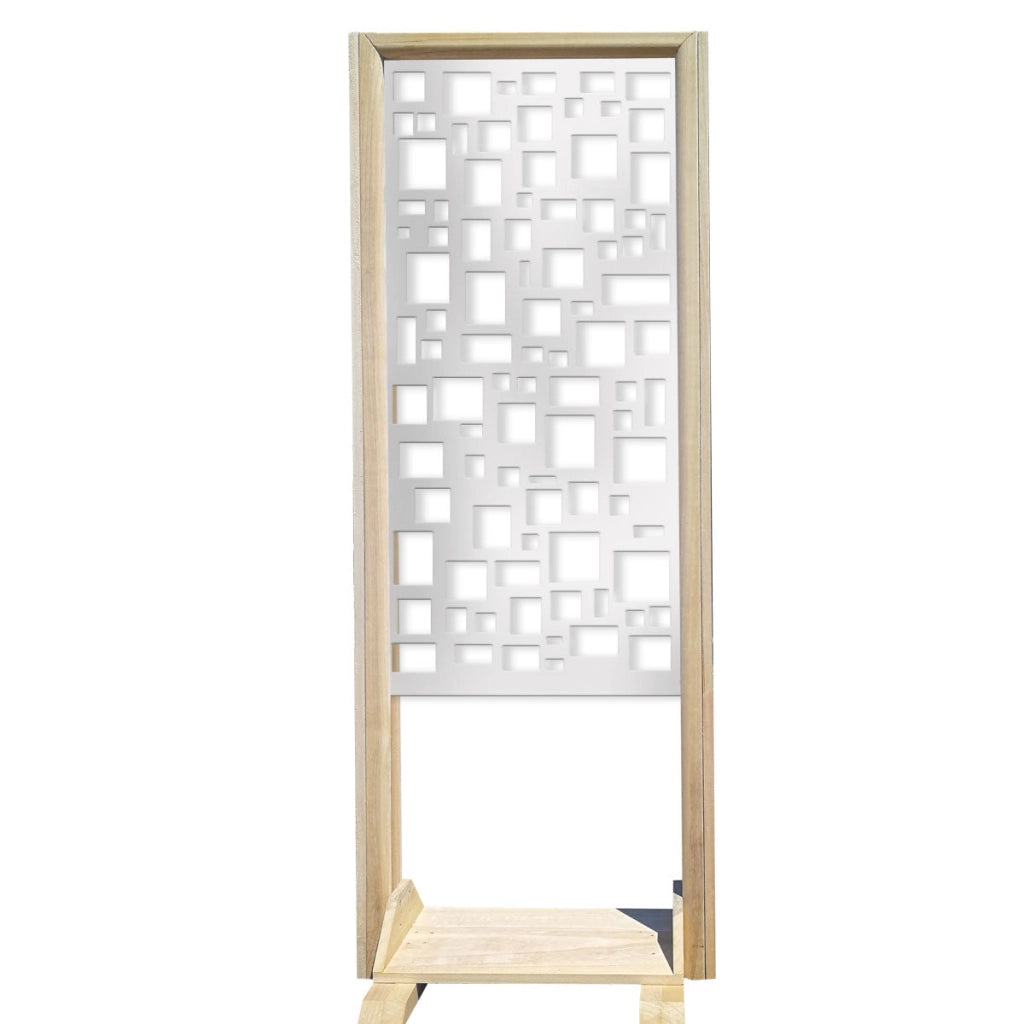 RANDOM - Separè- Paravento modulabile - 70x190cm - in Legno e PVC Colore: bianco