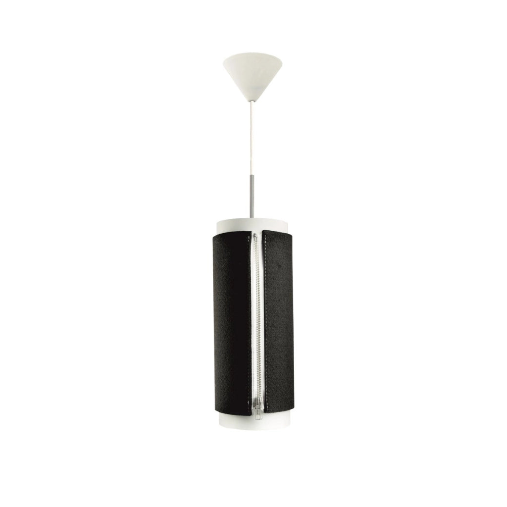 Lampada a sospensione Zip Star Medium in feltro antracite
