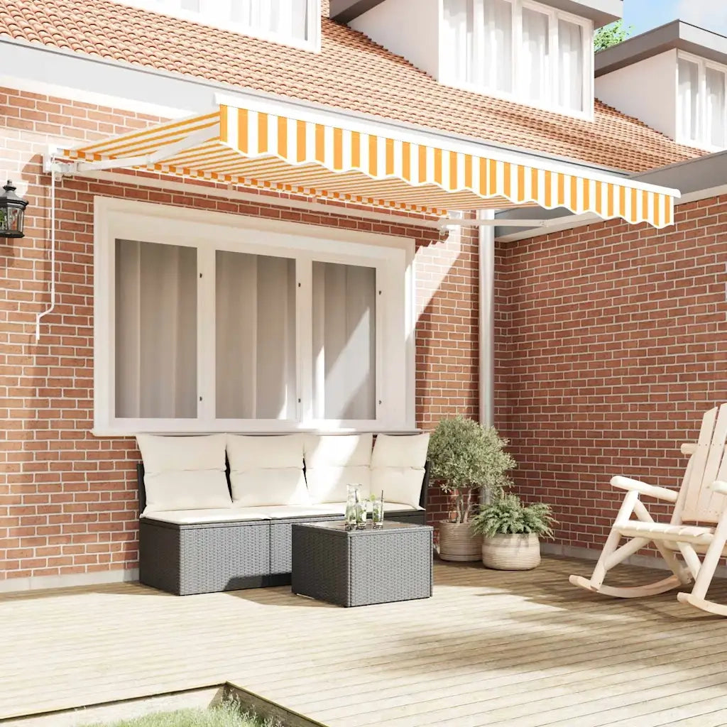 Telo di ricambio per tenda da sole Giallo e Bianco 3 x 2 m 42000401