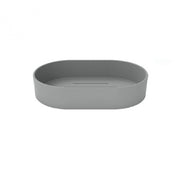 Trade Shop - Portasapone Saponetta Da Bagno In Plastica Accessorio Grigio 13x8.5x2.5 Cm 69856 -