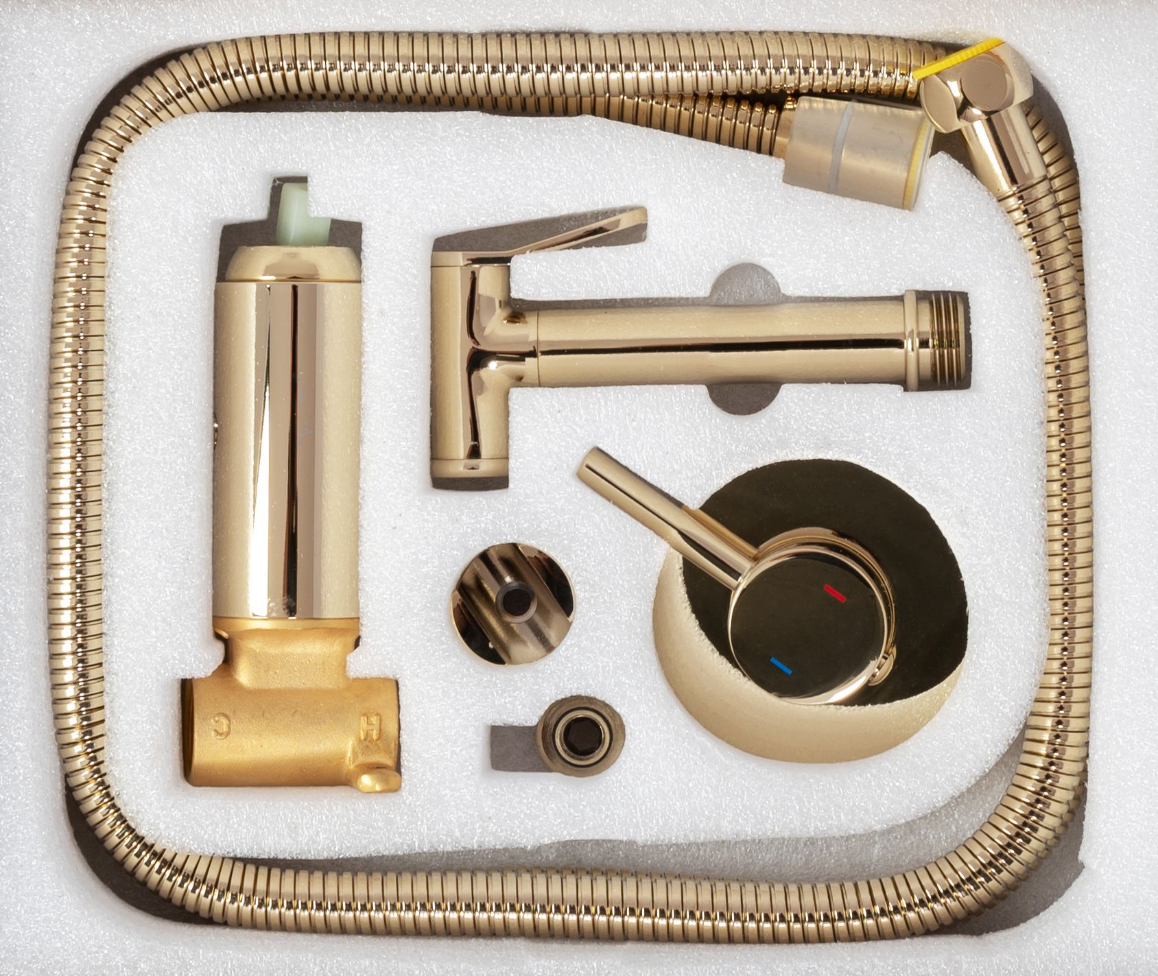 Rubinetto Da Bidet Rea Lungo Loop Gold