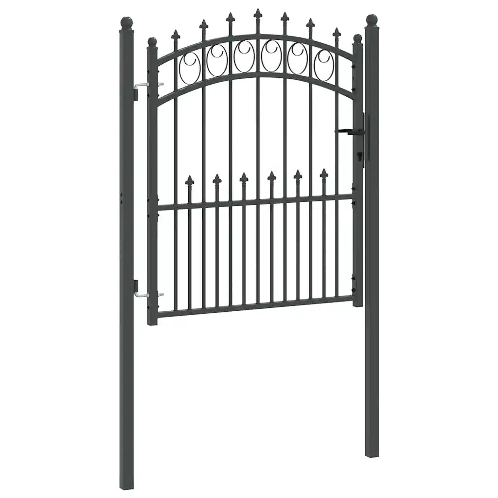 Cancello della recinzione con punte EMMEN 125 x 100 cm 42009003