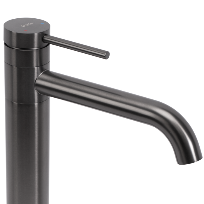 Rubinetto Da Bagno Rea Lungis Gun Grey Super High