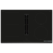 Bosch Serie 4 PVS831B16E Piano con cappa integrata 80 cm CombInduction Nero Classe B