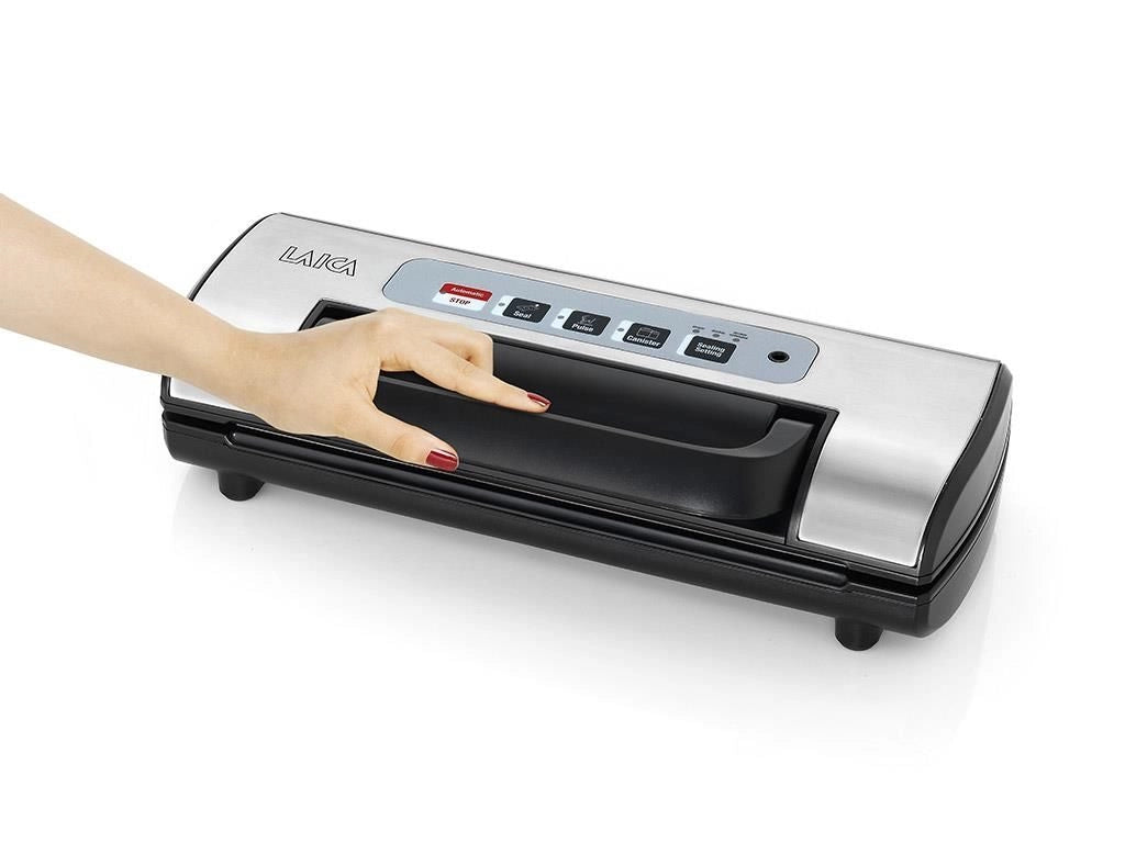 Laica VT3217 macchina per sottovuoto 800 mbar Nero, Acciaio inox