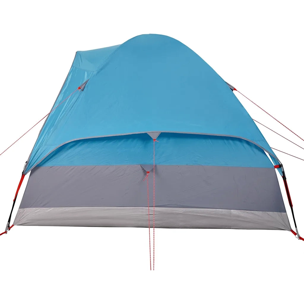 Tenda da Campeggio a Cupola per 2 Persone Blu Impermeabile 94774