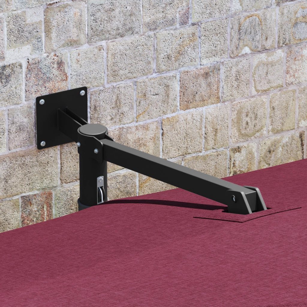 Ombrello da patio Rosso bordeaux Tessuto in poliestere Grande