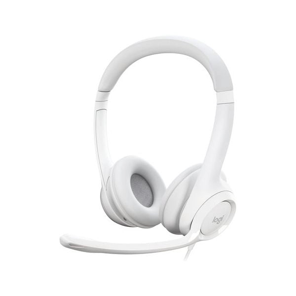 Logitech h390 auricolare cablato a padiglione ufficio usb tipo a bianco - 981 001286