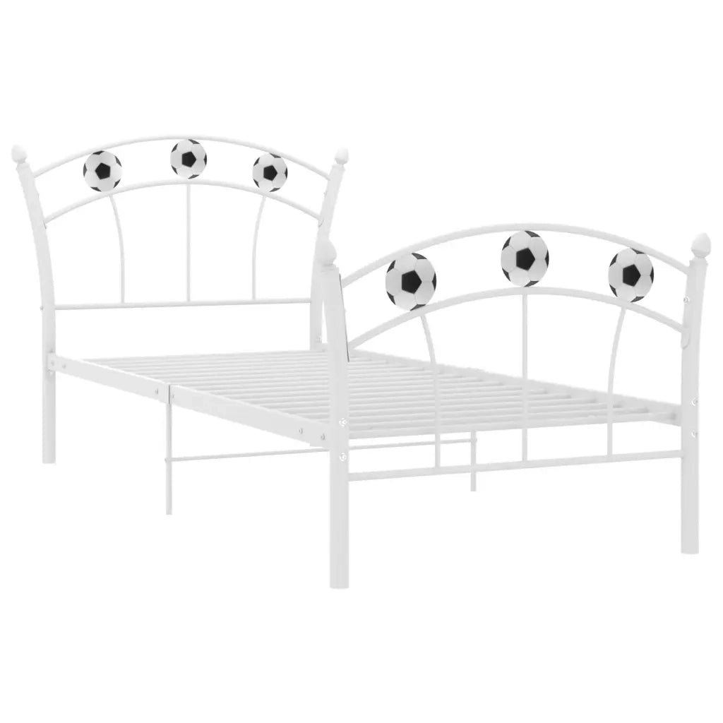Giroletto con Motivo Calcio in Metallo Bianco 90x200 cm cod mxl 62229