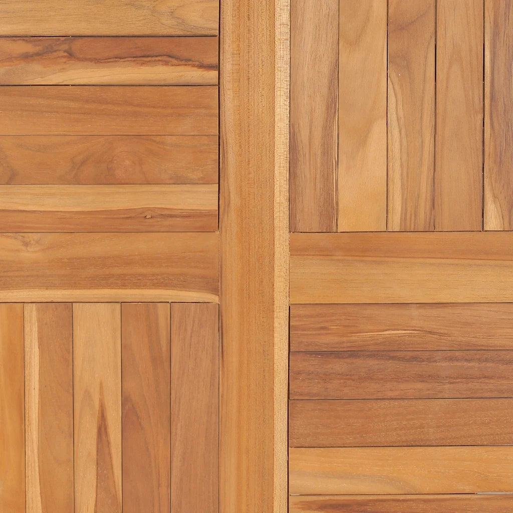 Piano Tavolo in Legno Massello di Teak Rotondo 2,5 cm 90 cm