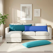 Federa 2 pz HOUTEN Azzurro 40 x 145 cm Poliestere 917291