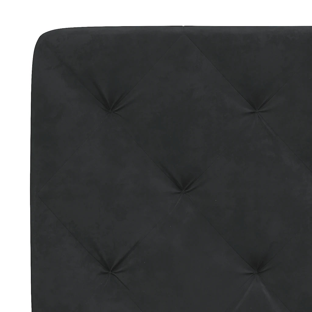 Cuscino Testiera Nero 80 cm in Velluto CFW6036134