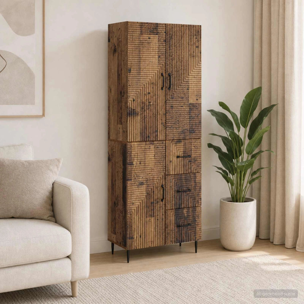 Set di armadi 2 pz Legno antico Legno ingegnerizzato 3416662