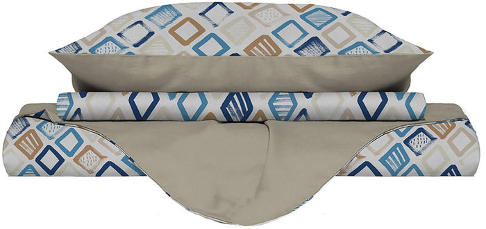 Copripiumino 1 Piazza e Mezzo con Federe Stampato Jolly