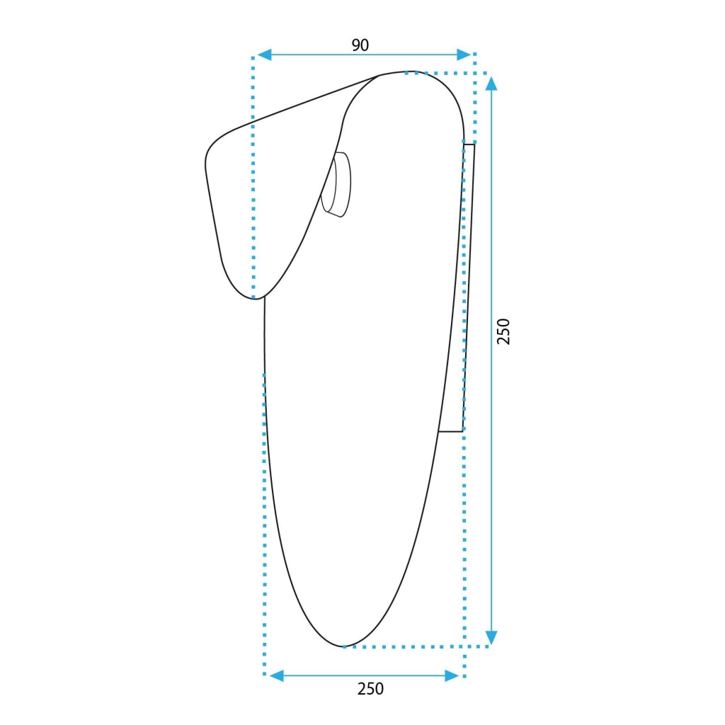 Lampada Da Parete App1429-w Black