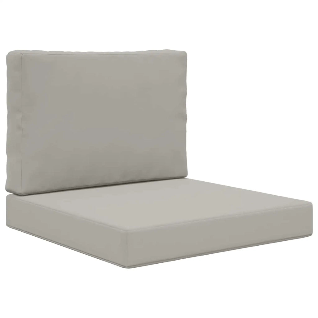 Cuscino per divano da esterno 2 pcs Grigio Poliestere