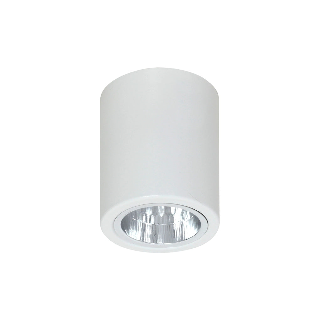 Spot da soffitto bianco tondo Ø9cm E27 15W metallo Luminex