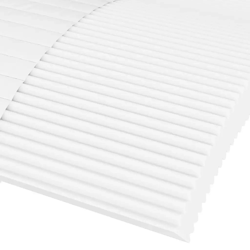 Materasso in Schiuma Bianco 120x210 cm Durezza H2 H3 4016633