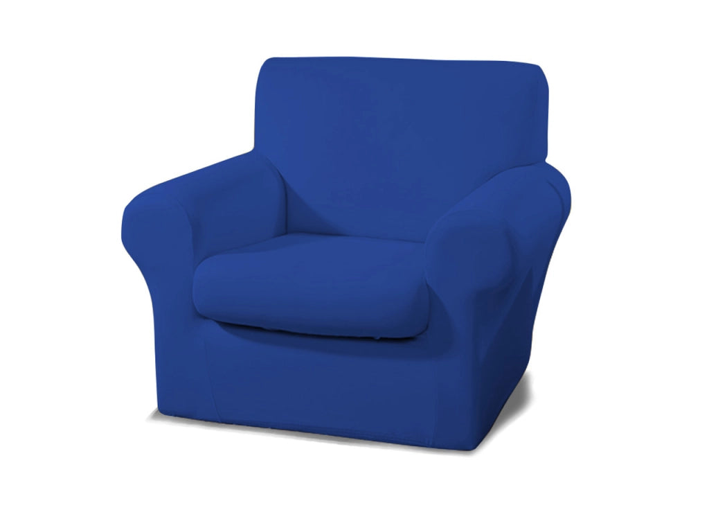 Copridivano Antimacchia Elasticizzato Protettivo Impermeabile Genius Tinta Unita - Poltrona - Blu 1002