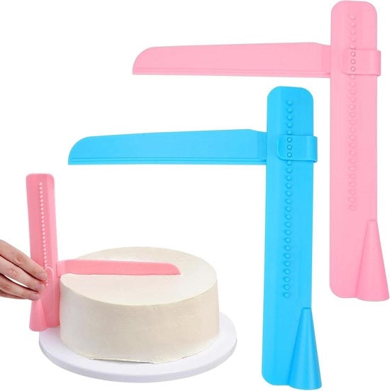Strumento per la decorazione di torte - regolabile altezza per applicazione di glassa.