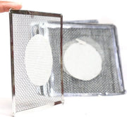 Draadmeter in Acciaio Grande Dimensione Alta Qualità 6 pezzi - Laboratorio - Struttura - Filtro Carta - Riscaldamento - Fiamma - Bruciatore di Bunsen - Esperimenti