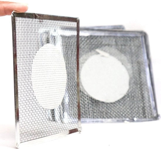 Draadmeter in Acciaio Grande Dimensione Alta Qualità 6 pezzi - Laboratorio - Struttura - Filtro Carta - Riscaldamento - Fiamma - Bruciatore di Bunsen - Esperimenti