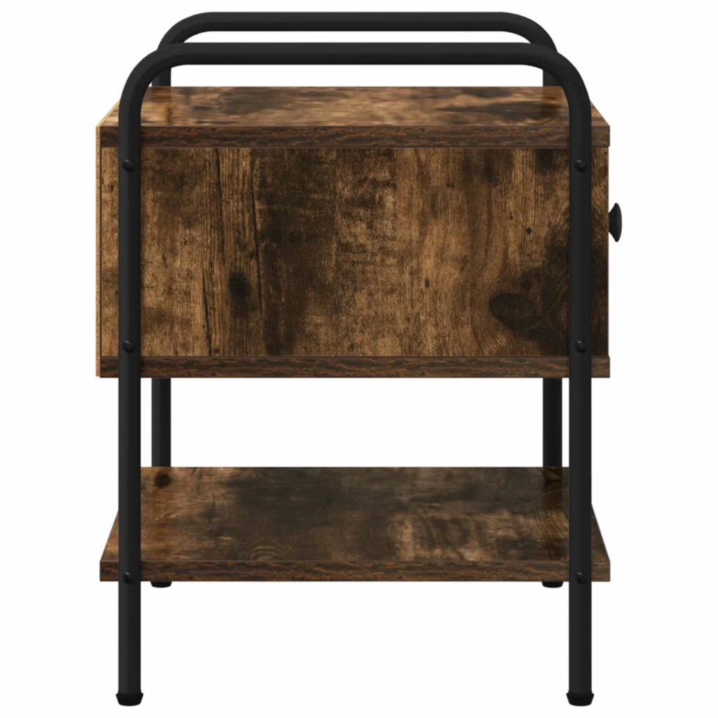 Armadio da Notte 2 pz Rovere Fumo 35 x 36,5 x 47 cm 8007664