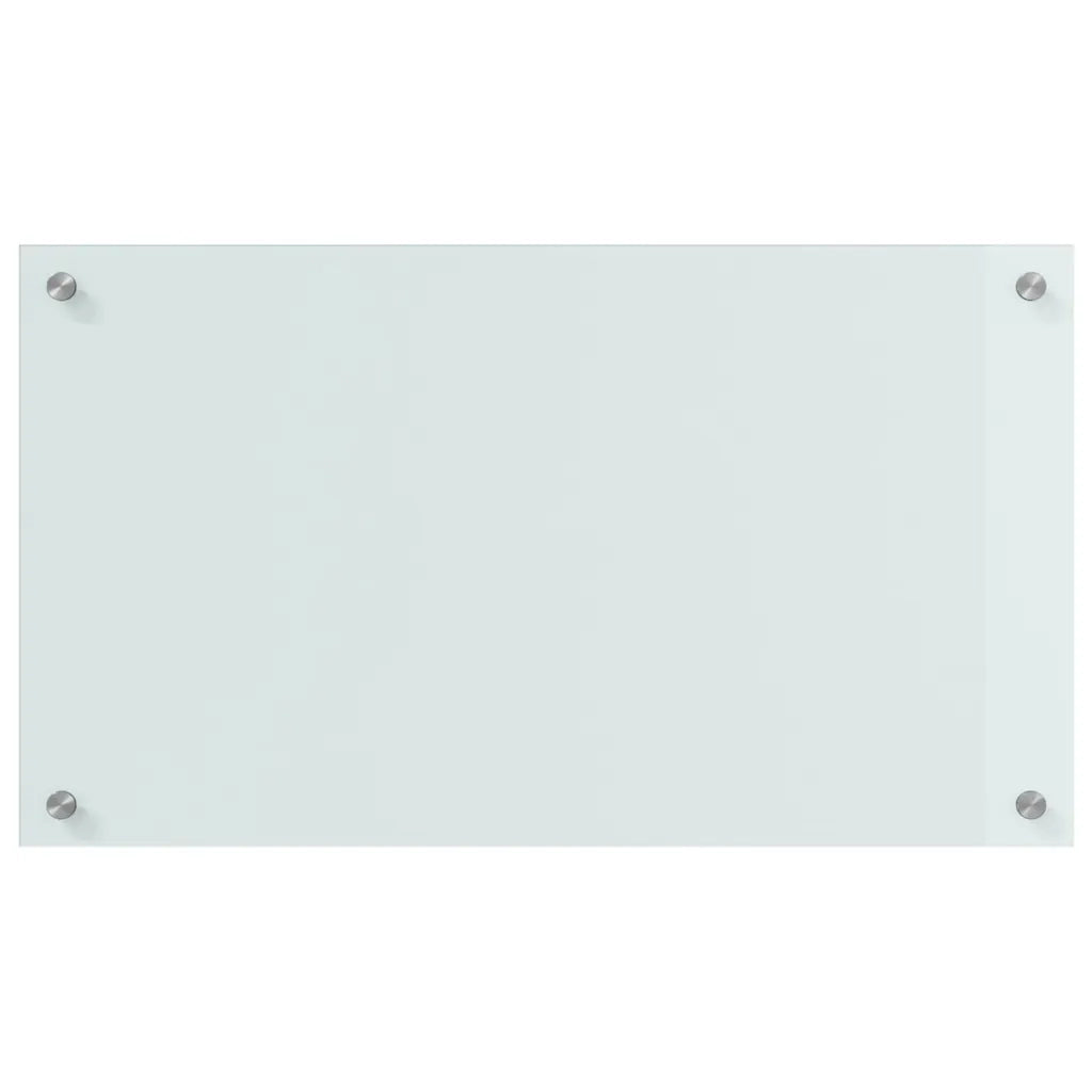 Schienale da cucina 2 pcs Bianco 70 x 40 cm vetro temperato 3415518