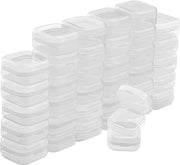 Scatole di plastica trasparenti per archiviazione - 36 pezzi - Ideali per medicinali e gioielli - Formato compatto - Sostenibili e resistenti - Facili da utilizzare