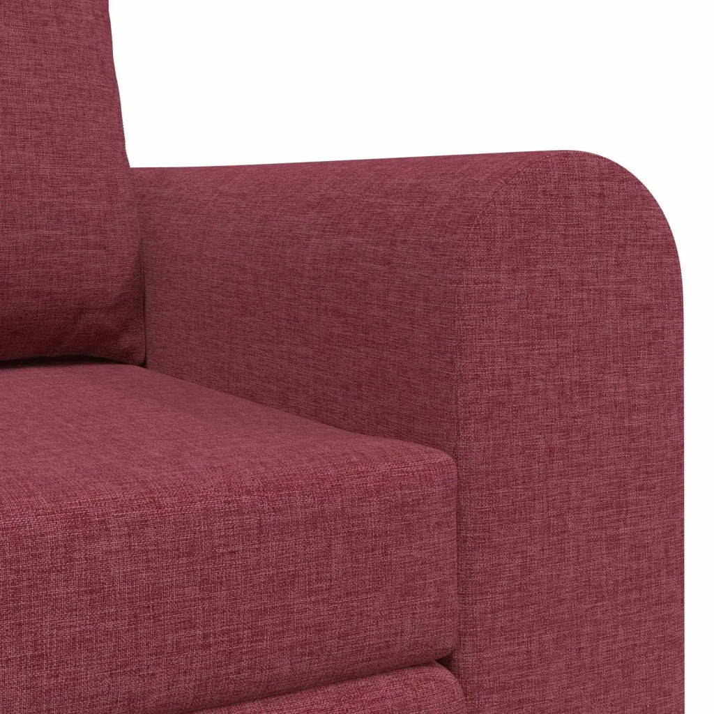Divano letto 60cm Rosso Vino Tessuto 4106676