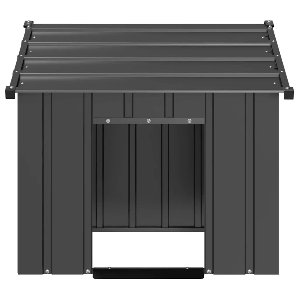 Casetta per Cani con Tetto 85x107x81 cm Acciaio Zincato CFW7293478