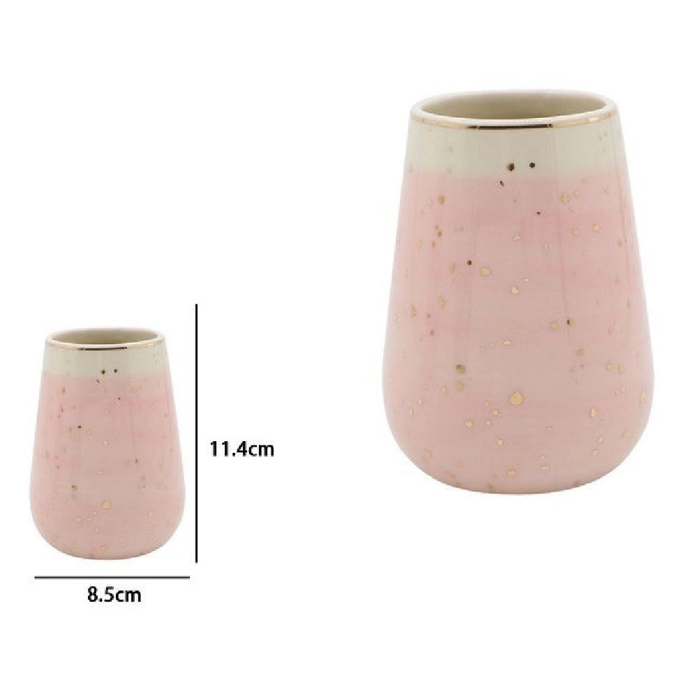 Trade Shop - Bicchiere Porta Spazzolini Dentifricio 8.5 X 11.4cm Accessori Arredo Bagno 79970 -